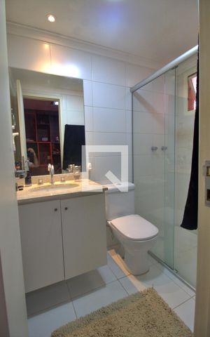 Apartamento para alugar com 96m², 3 quartos e 2 vagasBanheiro da Suíte 2 
