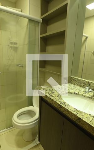 Studio para alugar com 50m², 1 quarto e 1 vaga Studio para alugar com 50m², 1 quarto e 1 vagaBanheiro
