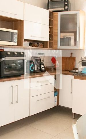 Casa de condomínio à venda com 74m², 2 quartos e 1 vagaCozinha