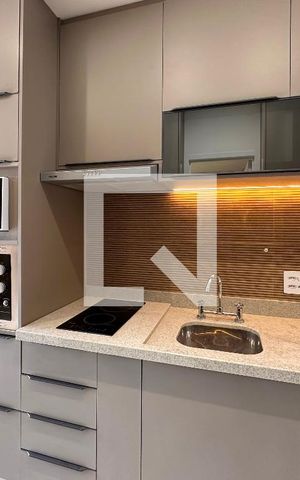 Studio à venda com 27m², 1 quarto e sem vagaCozinha