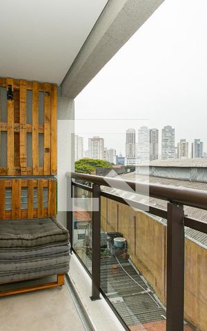 Studio para alugar com 41m², 1 quarto e 1 vagaVaranda