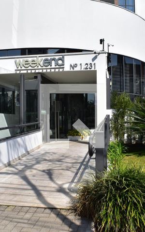 Apartamento para alugar com 27m², 1 quarto e sem vagaFachado do condomínio