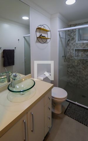 Apartamento à venda com 84m², 3 quartos e 2 vagasBanheiro Social