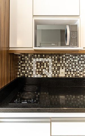 Apartamento à venda com 43m², 1 quarto e 1 vagaCozinha - Cooktop