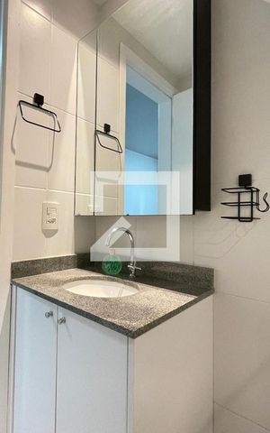 Apartamento para alugar com 33m², 1 quarto e sem vaga Apartamento para alugar com 33m², 1 quarto e sem vagaBanheiro