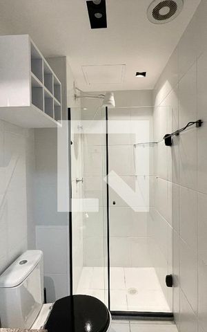 Apartamento para alugar com 33m², 1 quarto e sem vaga Apartamento para alugar com 33m², 1 quarto e sem vagaBanheiro