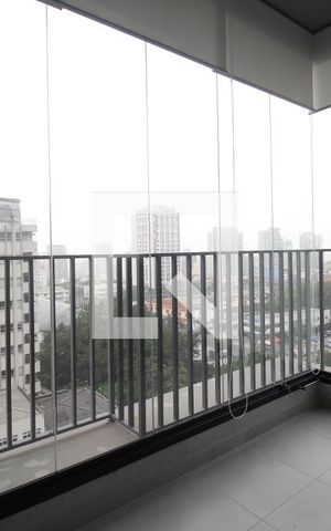 Studio para alugar com 26m², 1 quarto e sem vagaVaranda