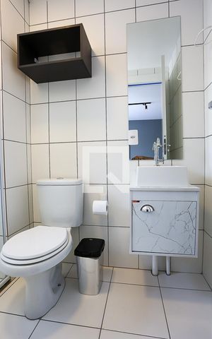 Apartamento para alugar com 26m², 1 quarto e sem vaga Apartamento para alugar com 26m², 1 quarto e sem vagaBanheiro Studio