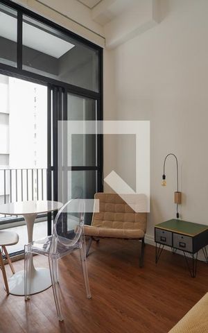 Studio para alugar com 24m², 1 quarto e sem vaga Studio para alugar com 24m², 1 quarto e sem vagaQuarto