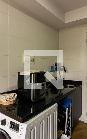 Studio à venda com 28m², 1 quarto e sem vaga Studio à venda com 28m², 1 quarto e sem vagaCozinha e Área de Serviço