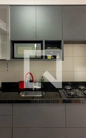 Studio à venda com 28m², 1 quarto e sem vaga Studio à venda com 28m², 1 quarto e sem vagaCozinha e Área de Serviço