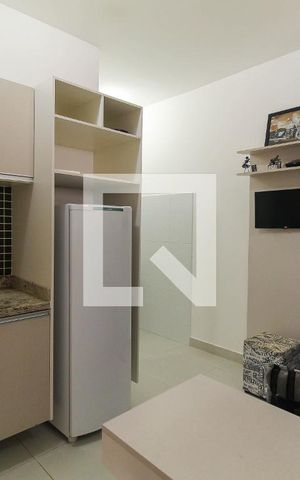 Studio para alugar com 28m², 1 quarto e sem vaga Studio para alugar com 28m², 1 quarto e sem vagaSala/Cozinha