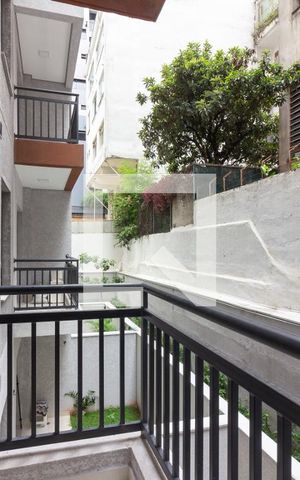 Studio à venda com 27m², 1 quarto e sem vagaVaranda