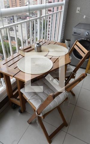 Apartamento para alugar com 35m², 1 quarto e sem vagaVaranda