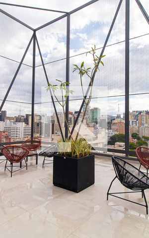 Studio para alugar com 24m², 1 quarto e sem vaga Studio para alugar com 24m², 1 quarto e sem vagaÁrea comum
