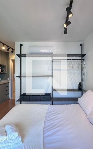 Studio para alugar com 25m², 0 quarto e sem vagaQuarto/Sala
