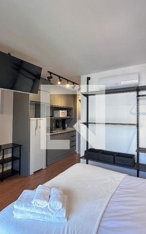 Studio para alugar com 25m², 0 quarto e sem vagaQuarto/Sala
