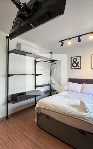 Studio para alugar com 25m², 0 quarto e sem vagaQuarto/Sala