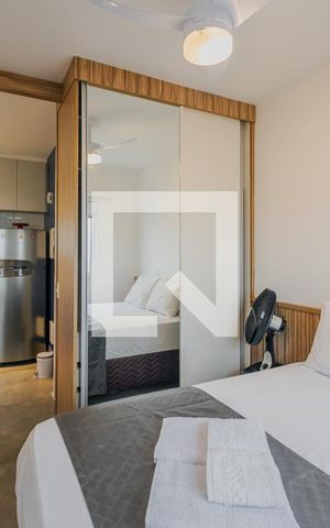 Apartamento para alugar com 30m², 1 quarto e 1 vagaQuarto