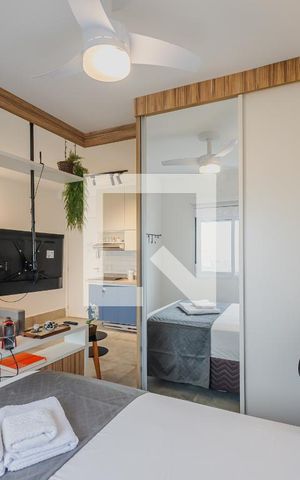 Apartamento para alugar com 30m², 1 quarto e 1 vagaQuarto
