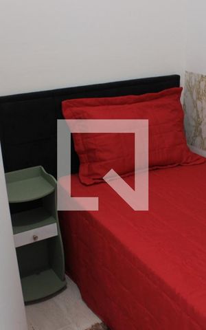 Studio para alugar com 27m², 1 quarto e sem vagaCama Quarto da Kitnet