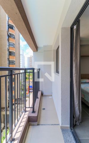 Studio para alugar com 25m², 1 quarto e sem vagaVaranda