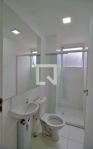 Apartamento para alugar com 48m², 2 quartos e sem vaga Apartamento para alugar com 48m², 2 quartos e sem vagaBanheiro