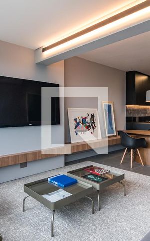 Apartamento para alugar com 66m², 1 quarto e 1 vagaSala
