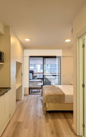 Studio à venda com 25m², 1 quarto e sem vagaStudio