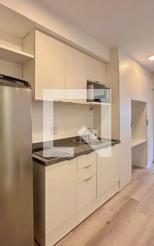 Studio à venda com 25m², 1 quarto e sem vagaCozinha