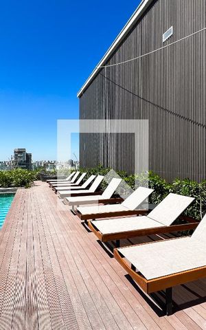 Studio à venda com 27m², 1 quarto e sem vagaPiscina