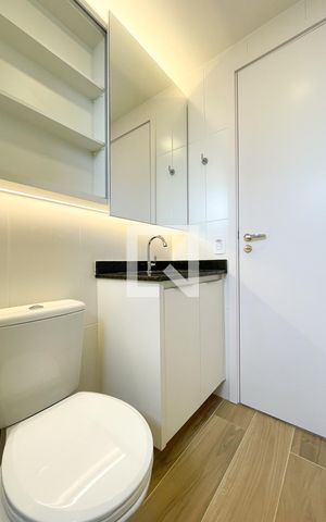 Studio à venda com 26m², 1 quarto e sem vaga Studio à venda com 26m², 1 quarto e sem vagaBanheiro