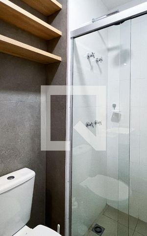 Studio para alugar com 27m², 1 quarto e sem vagaBanheiro