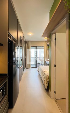 Studio para alugar com 27m², 1 quarto e sem vagaCozinha