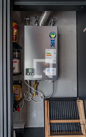 Apartamento à venda com 60m², 1 quarto e 1 vagaAquecedor