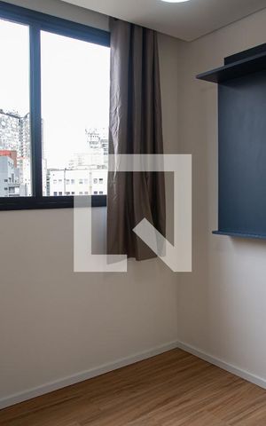 Studio para alugar com 38m², 1 quarto e sem vaga Studio para alugar com 38m², 1 quarto e sem vagaQuarto