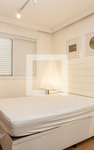Apartamento à venda com 58m², 1 quarto e 1 vaga Apartamento à venda com 58m², 1 quarto e 1 vagaQuarto, panorâmica e cama de casal