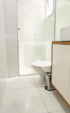Apartamento à venda com 58m², 1 quarto e 1 vaga Apartamento à venda com 58m², 1 quarto e 1 vagaLavabo, panorâmica