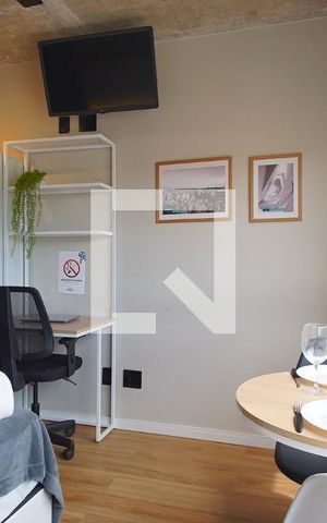 Apartamento à venda com 20m², 1 quarto e 1 vagaSala  _Quarto 
