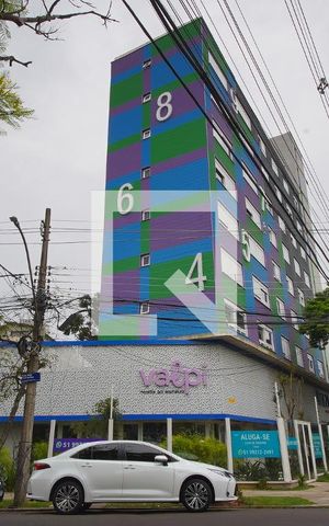 Apartamento à venda com 20m², 1 quarto e 1 vagaFachada 