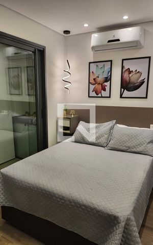Studio para alugar com 24m², 1 quarto e sem vaga Studio para alugar com 24m², 1 quarto e sem vagaSala/Quarto