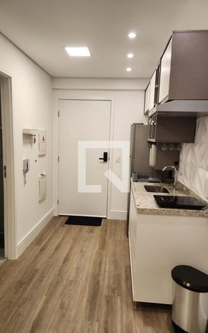 Studio para alugar com 24m², 1 quarto e sem vaga Studio para alugar com 24m², 1 quarto e sem vagaCozinha
