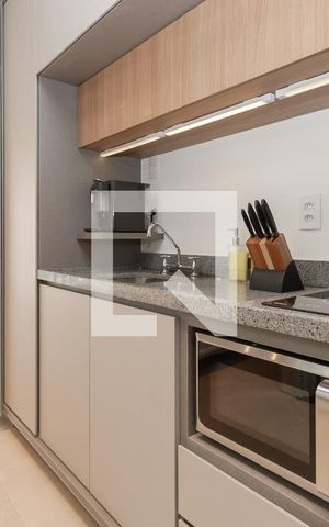 Studio para alugar com 25m², 1 quarto e sem vaga Studio para alugar com 25m², 1 quarto e sem vagaCozinha