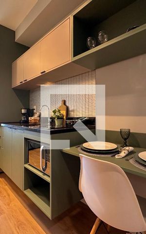 Studio para alugar com 23m², 0 quarto e sem vagaDetalhe Cozinha