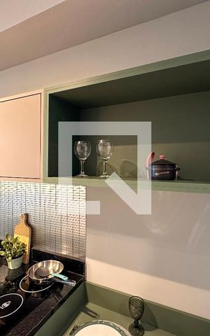 Studio para alugar com 23m², 0 quarto e sem vagaDetalhe Cozinha