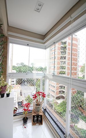 Apartamento à venda com 107m², 3 quartos e 2 vagasSacada da Sala