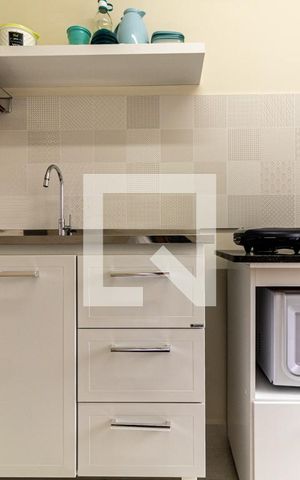 Studio à venda com 31m², 1 quarto e 1 vagaCozinha - Armários