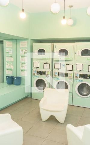 Studio à venda com 74m², 1 quarto e 1 vagaLavanderia