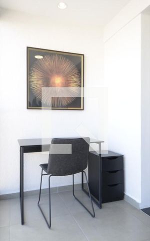Studio à venda com 28m², 1 quarto e sem vagaVaranda