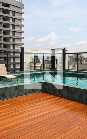 Apartamento para alugar com 28m², 1 quarto e sem vaga Apartamento para alugar com 28m², 1 quarto e sem vagaÁrea comum - Piscina